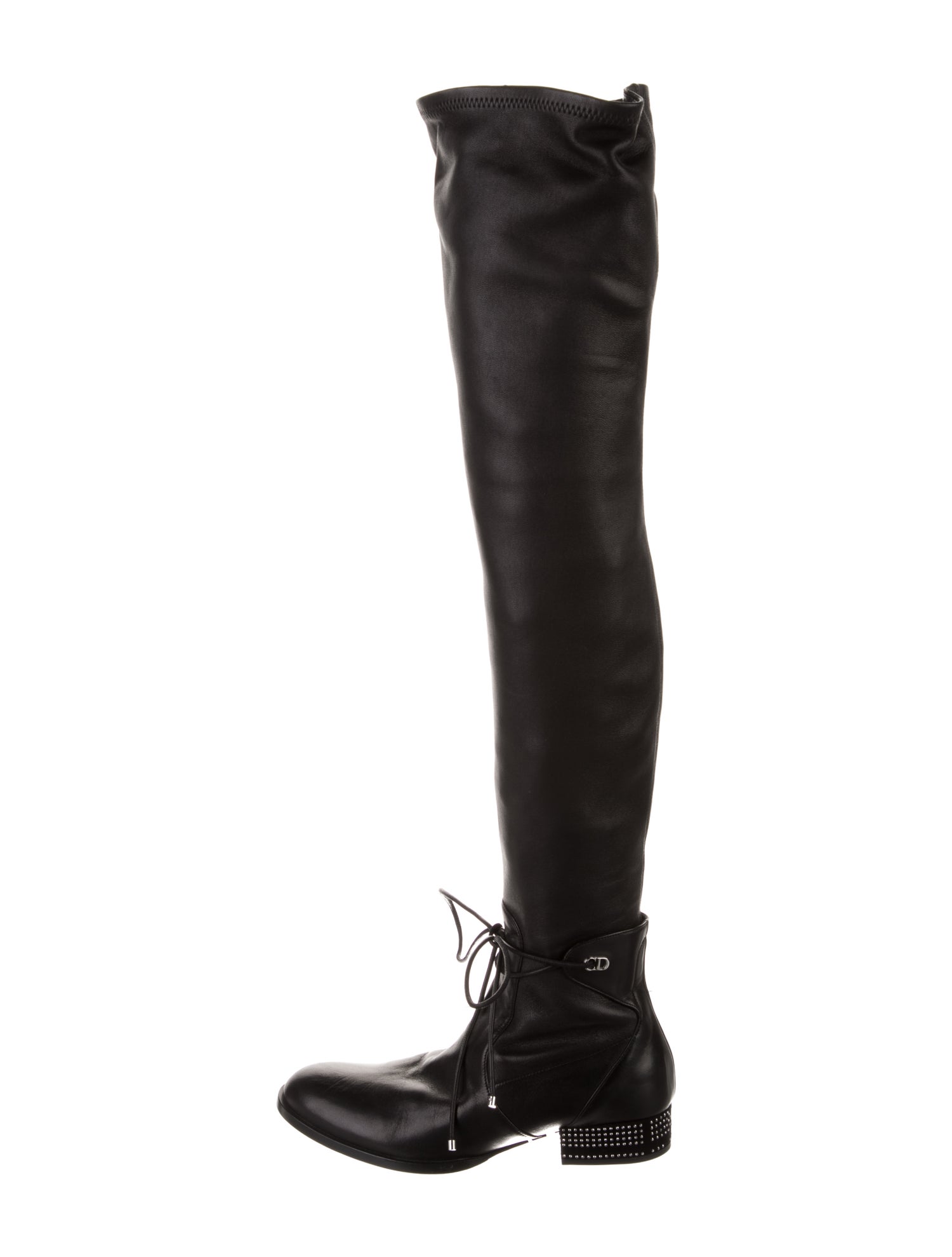 Christian Dior Leather Sock Boots