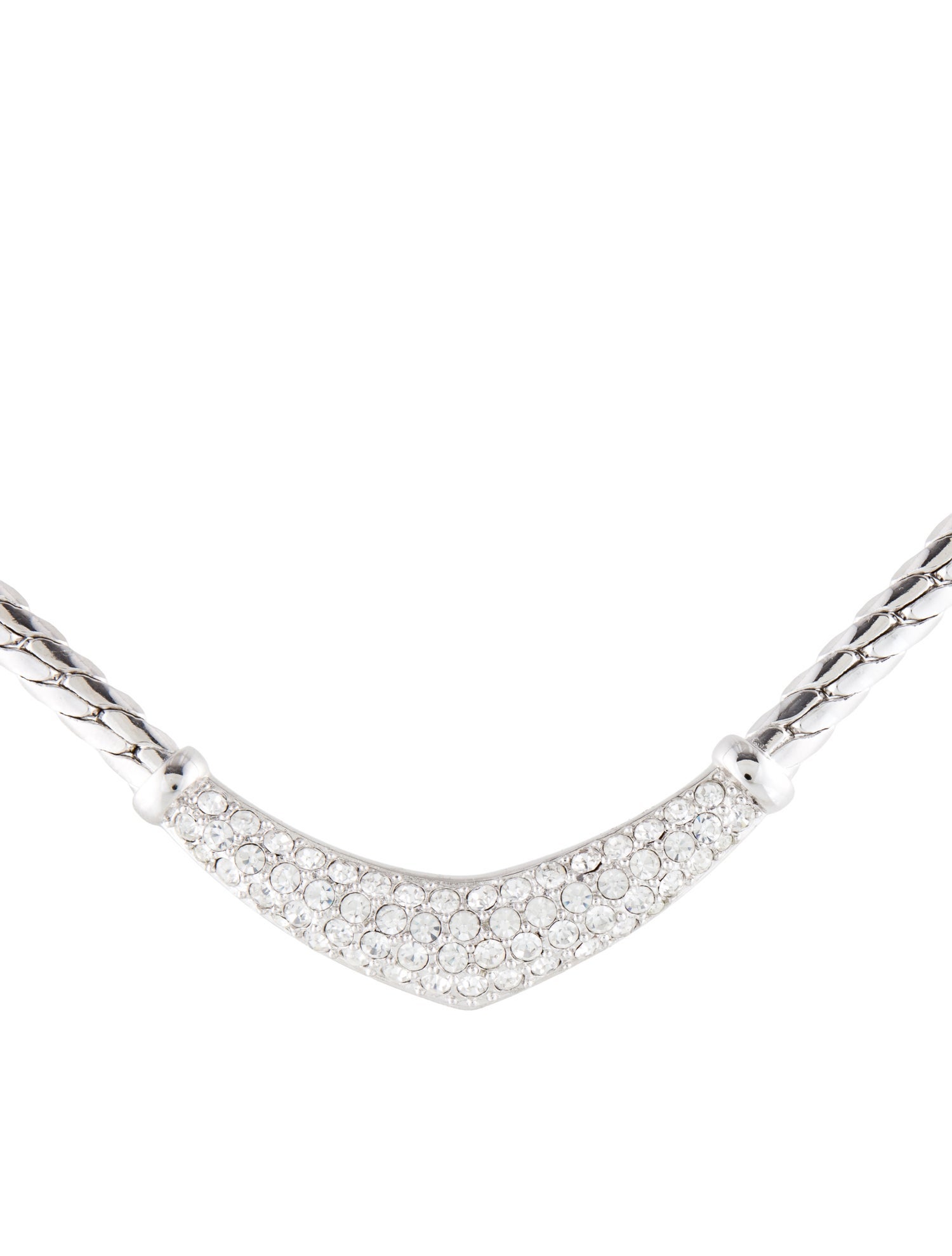 Christian Dior Crystal Vintage Choker Necklace