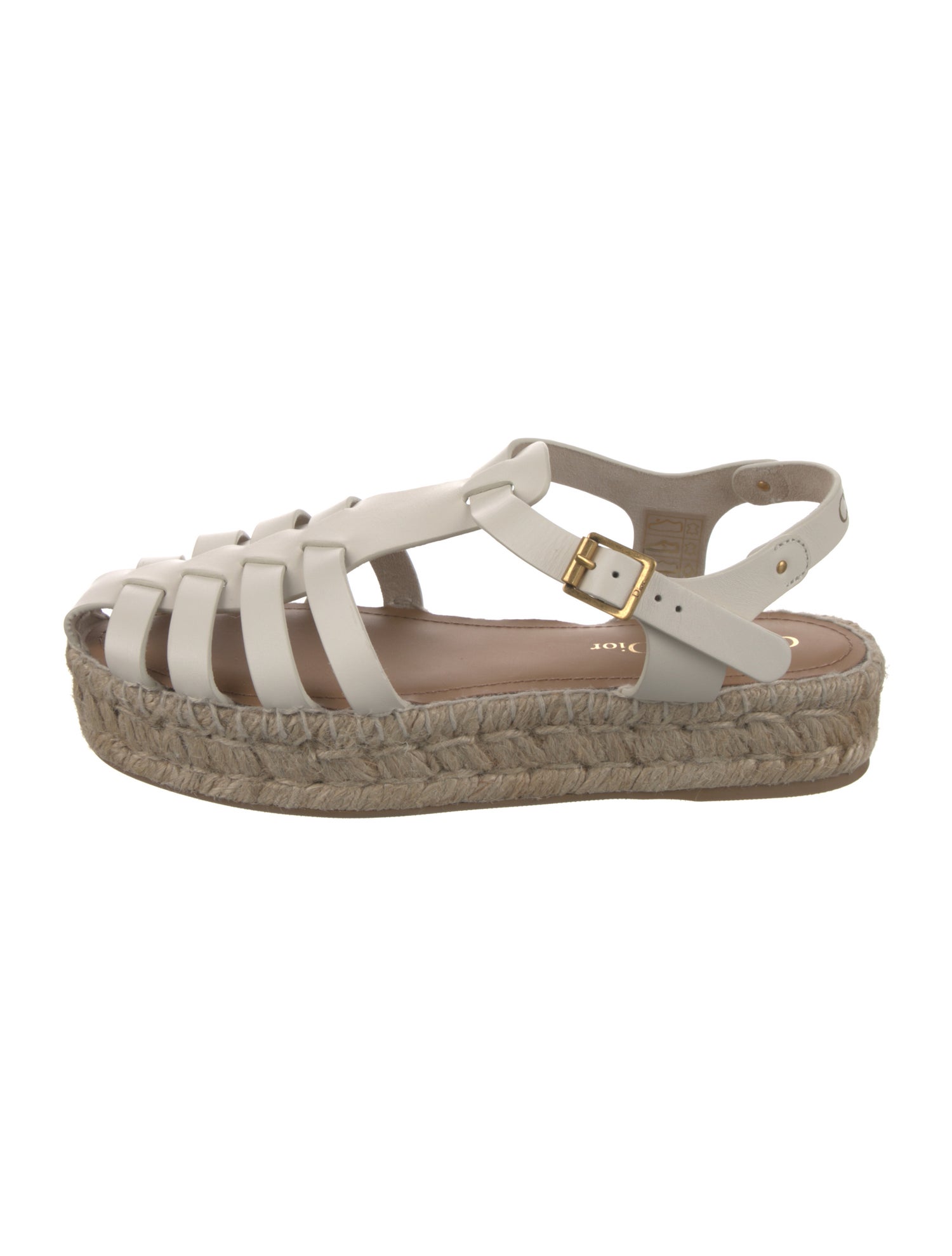 Christian Dior Leather Espadrilles
