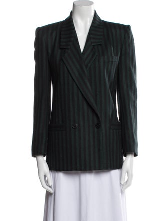 Christian Dior Wool Striped Blazer