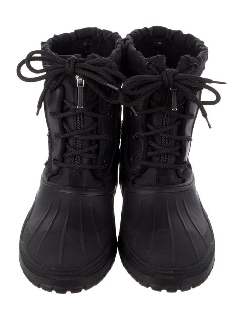 Christian Dior Rubber Mesh Accents Rain Boots