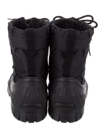 Christian Dior Rubber Mesh Accents Rain Boots