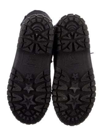 Christian Dior Rubber Mesh Accents Rain Boots