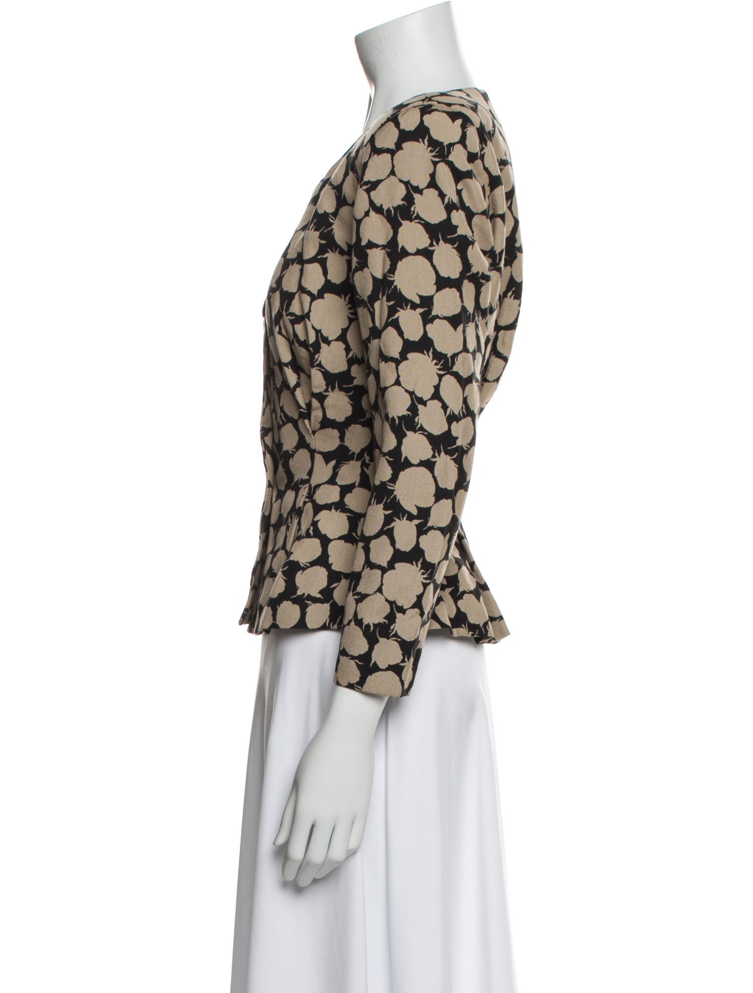 Christian Dior Vintage Printed Blazer