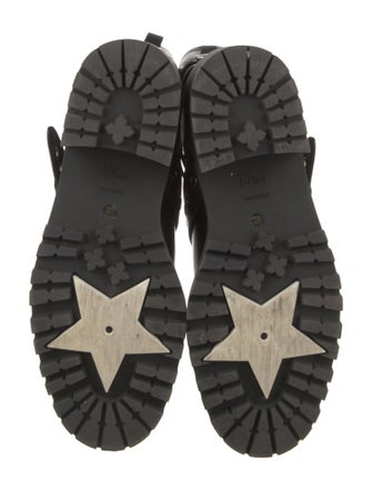 Christian Dior Leather Moto Boots