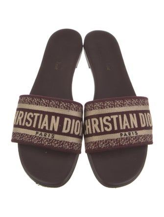 Christian Dior Printed Slides