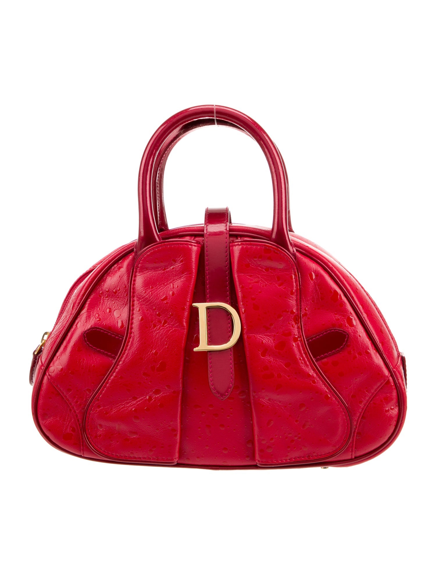 Christian Dior Leather Double Saddle Vintage
