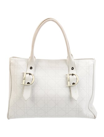 Christian Dior Quilted Top Handle Bag