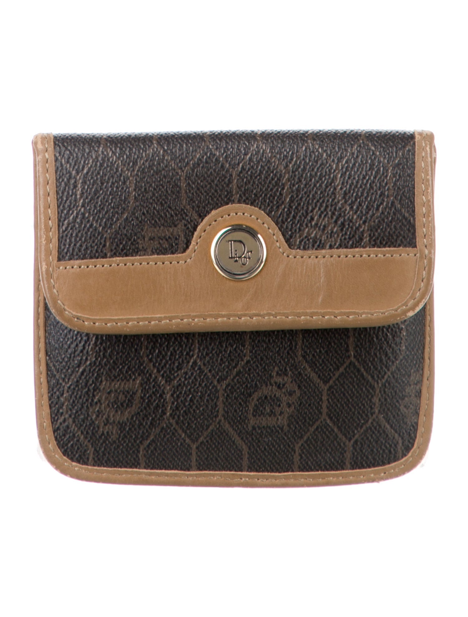 Christian Dior Vintage Coin Purse Compact Wallet