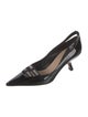 Christian Dior Cannage Pattern Patent Leather Pumps