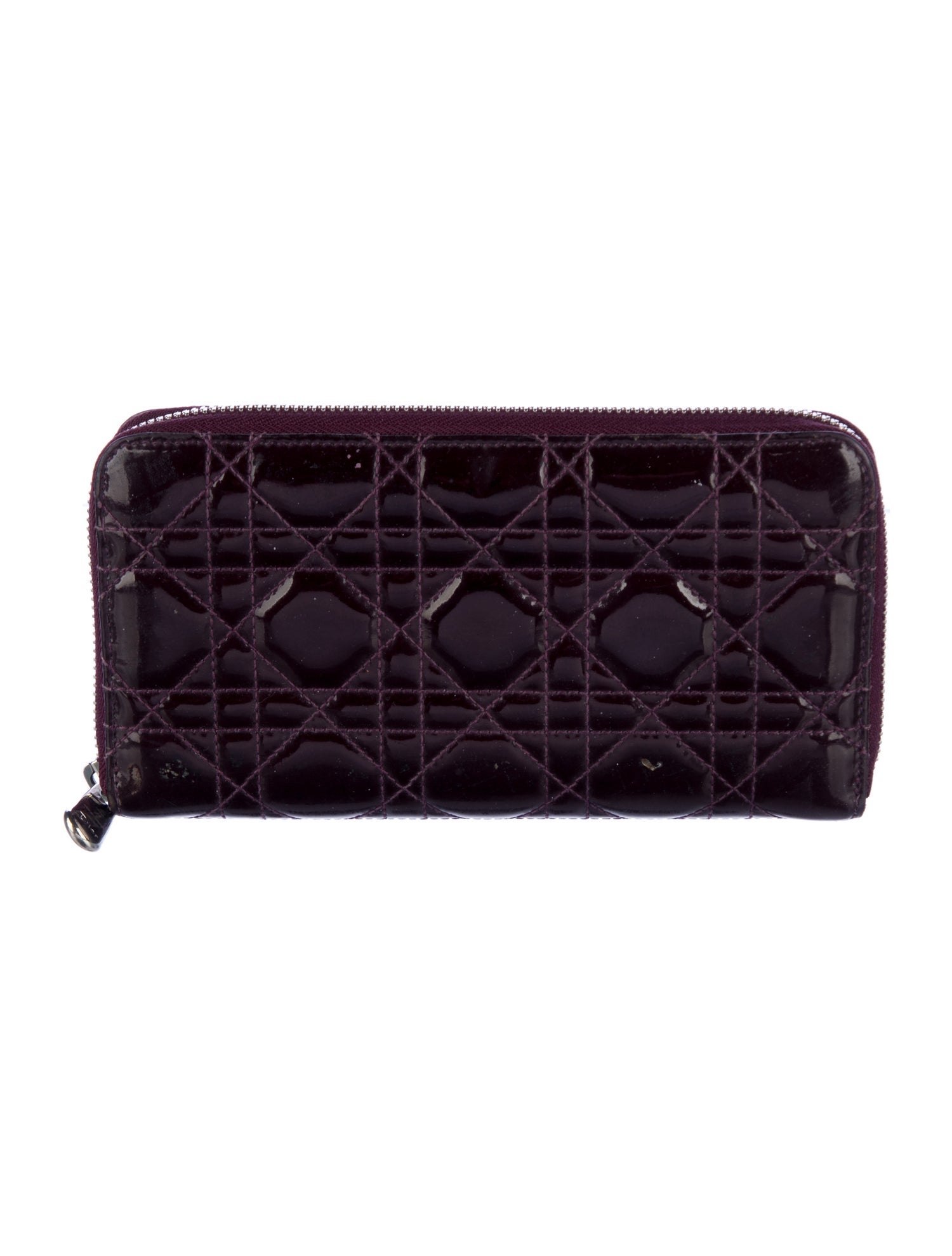 Christian Dior 2010 Cannage Pattern Continental Wallet