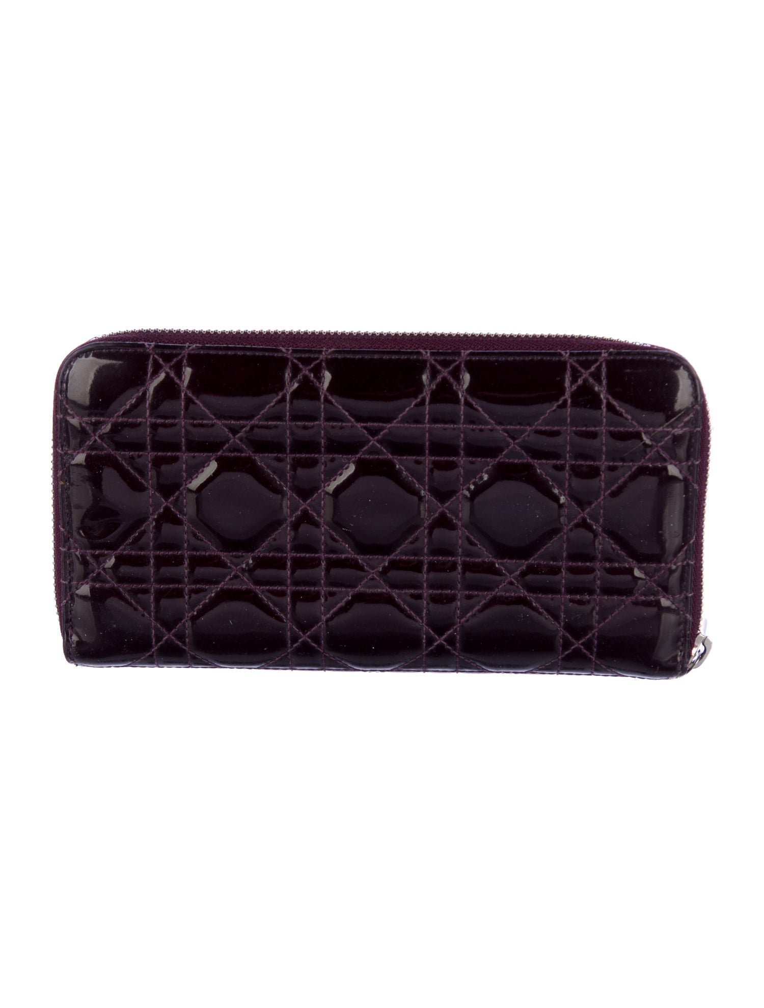 Christian Dior 2010 Cannage Pattern Continental Wallet