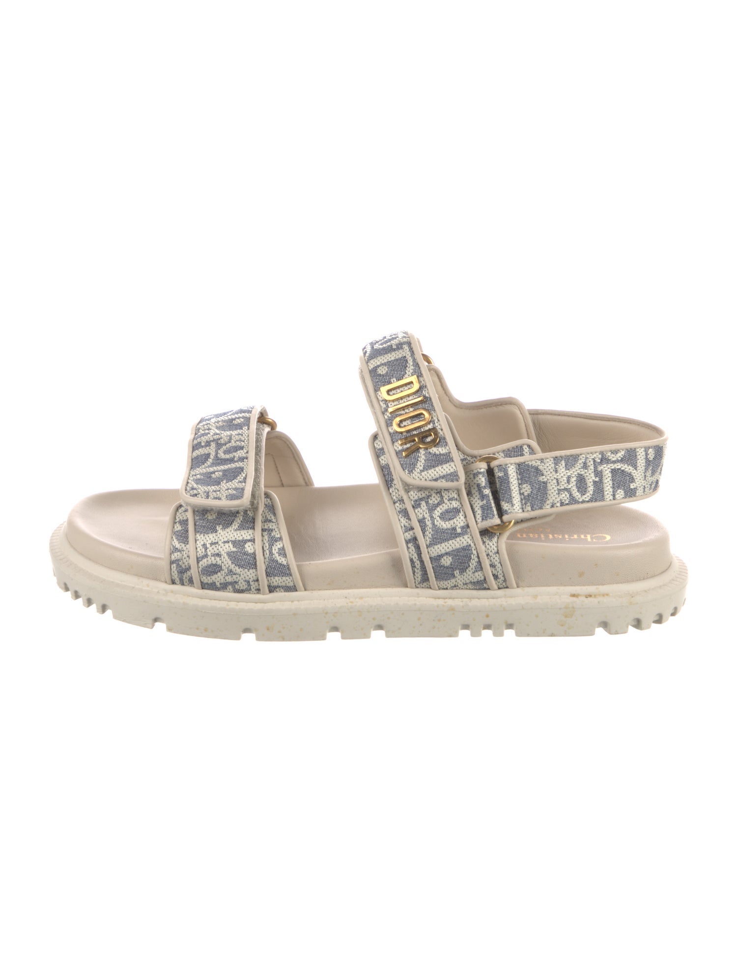 Christian Dior Leather Printed Espadrilles