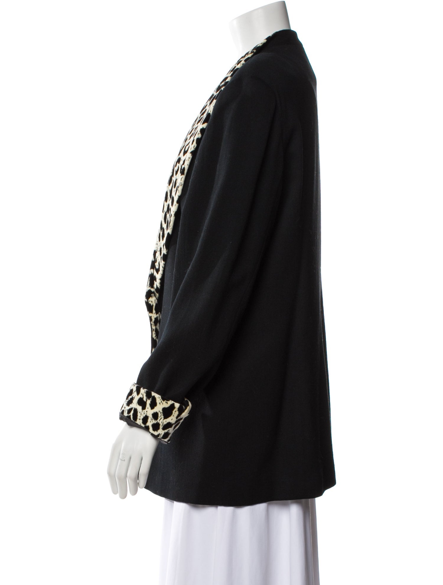 Christian Dior Wool Animal Print Evening Jacket
