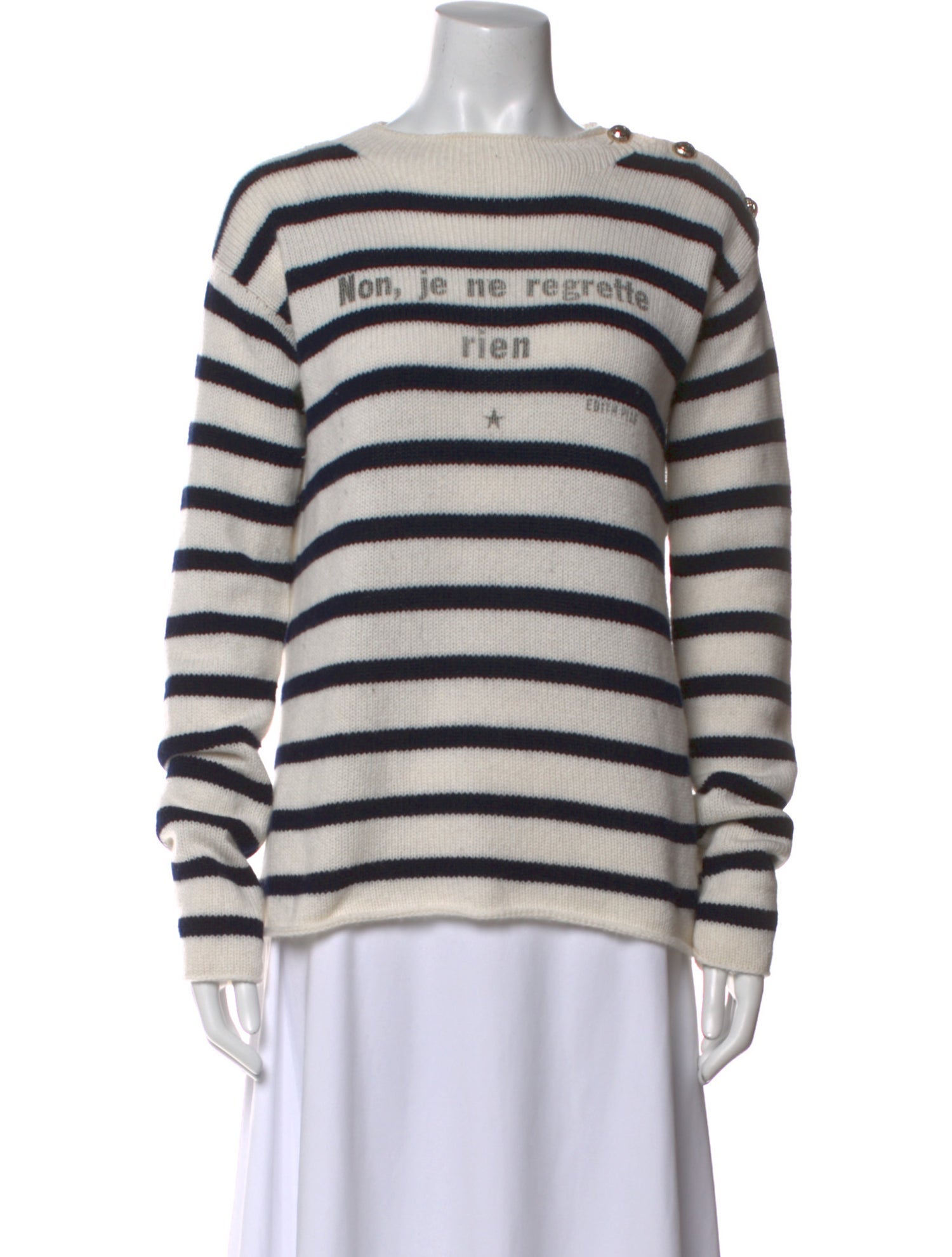 Christian Dior Cashmere Striped Sweater