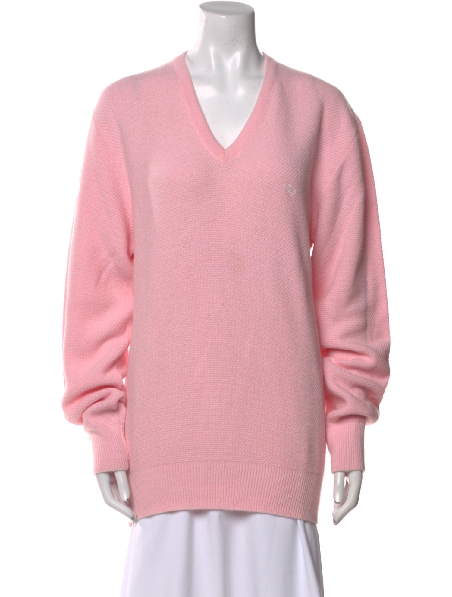Christian Dior V-Neck Long Sleeve Sweatshirt