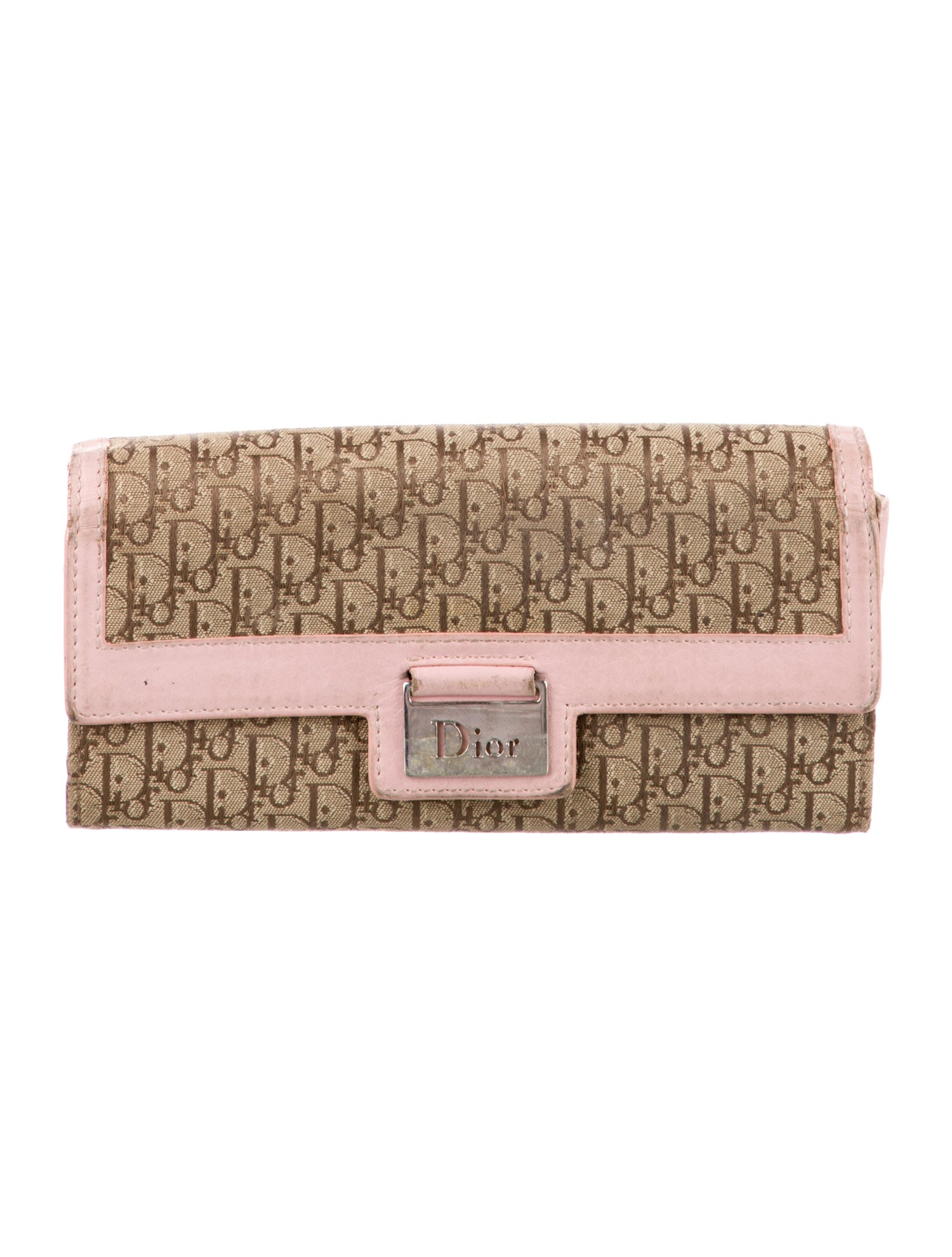 Christian Dior 2006 Diorissimo Pattern Continental Wallet