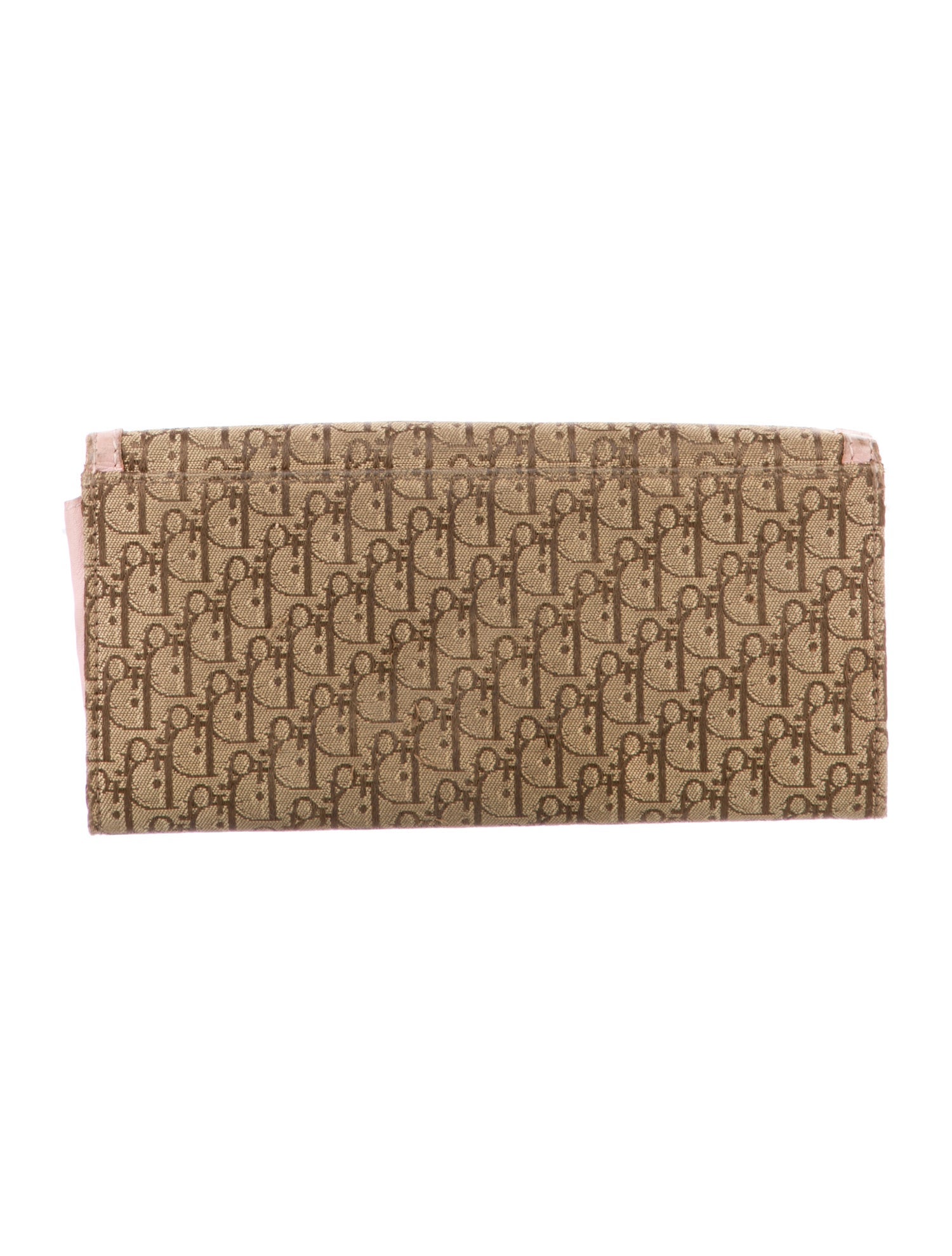 Christian Dior 2006 Diorissimo Pattern Continental Wallet