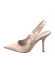 Christian Dior Satin Slingback Pumps