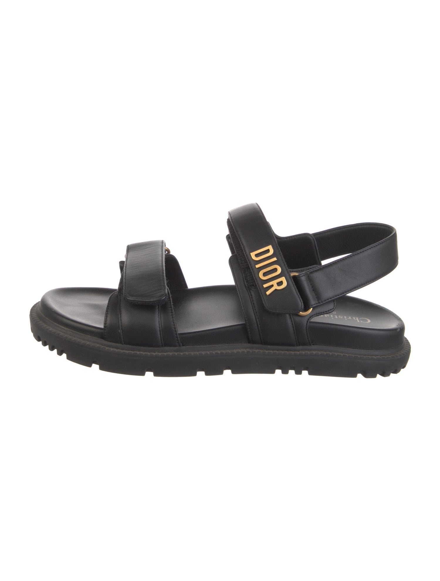 Christian Dior Leather Slingback Sandals