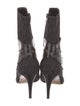 Christian Dior Oblique Jacquard Canvas Sock Boots