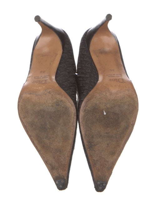 Christian Dior Oblique Jacquard Canvas Sock Boots