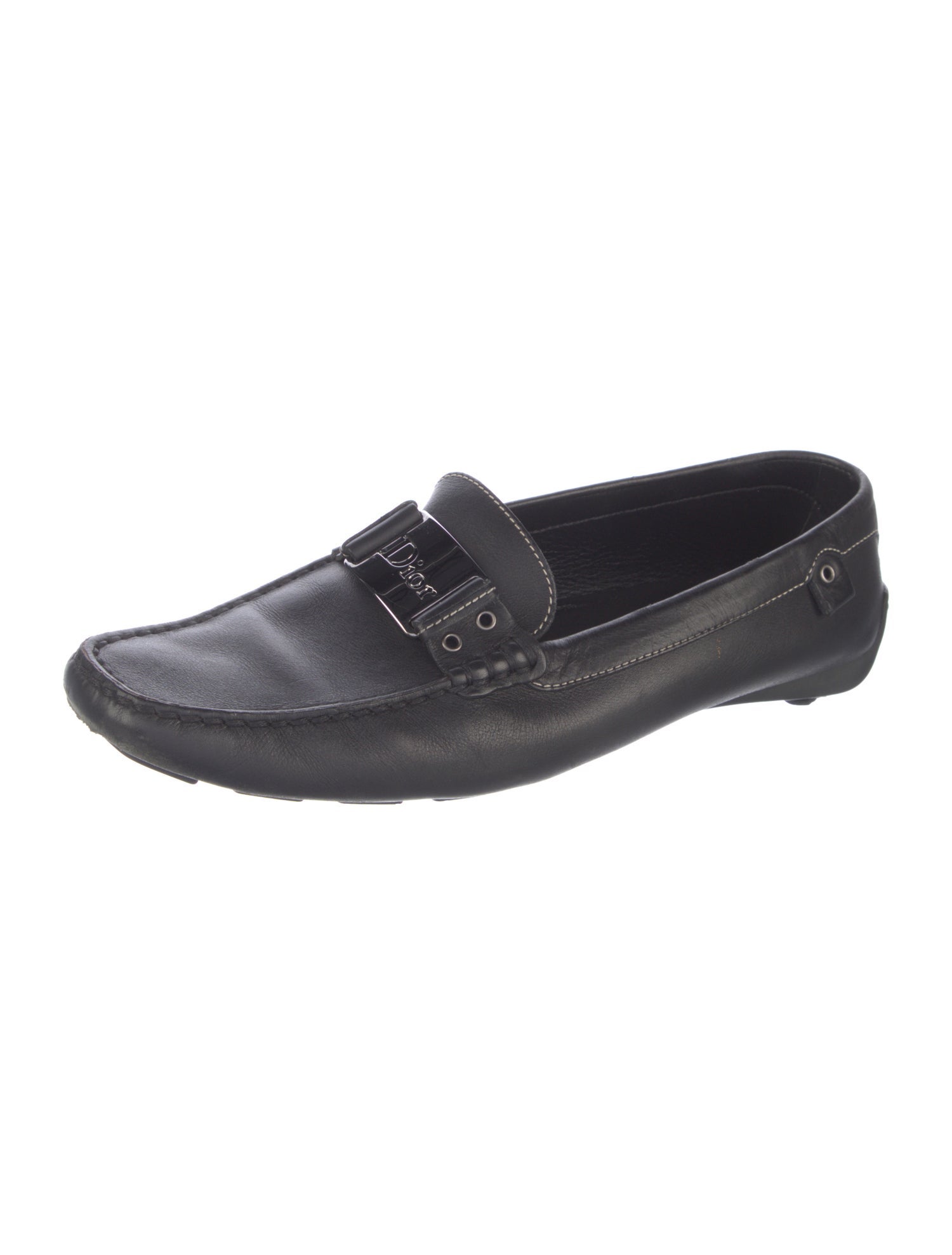 Christian Dior Leather Loafers
