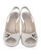 Christian Dior Leather Slingback Sandals