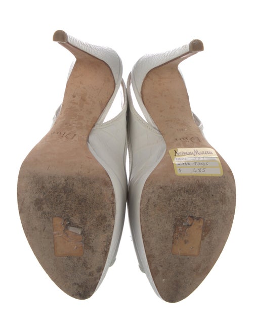 Christian Dior Leather Slingback Sandals