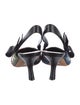 Christian Dior Floral Print Bow Accents Slingback Pumps