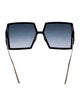 Christian Dior Square Tinted Sunglasses