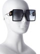 Christian Dior Square Tinted Sunglasses