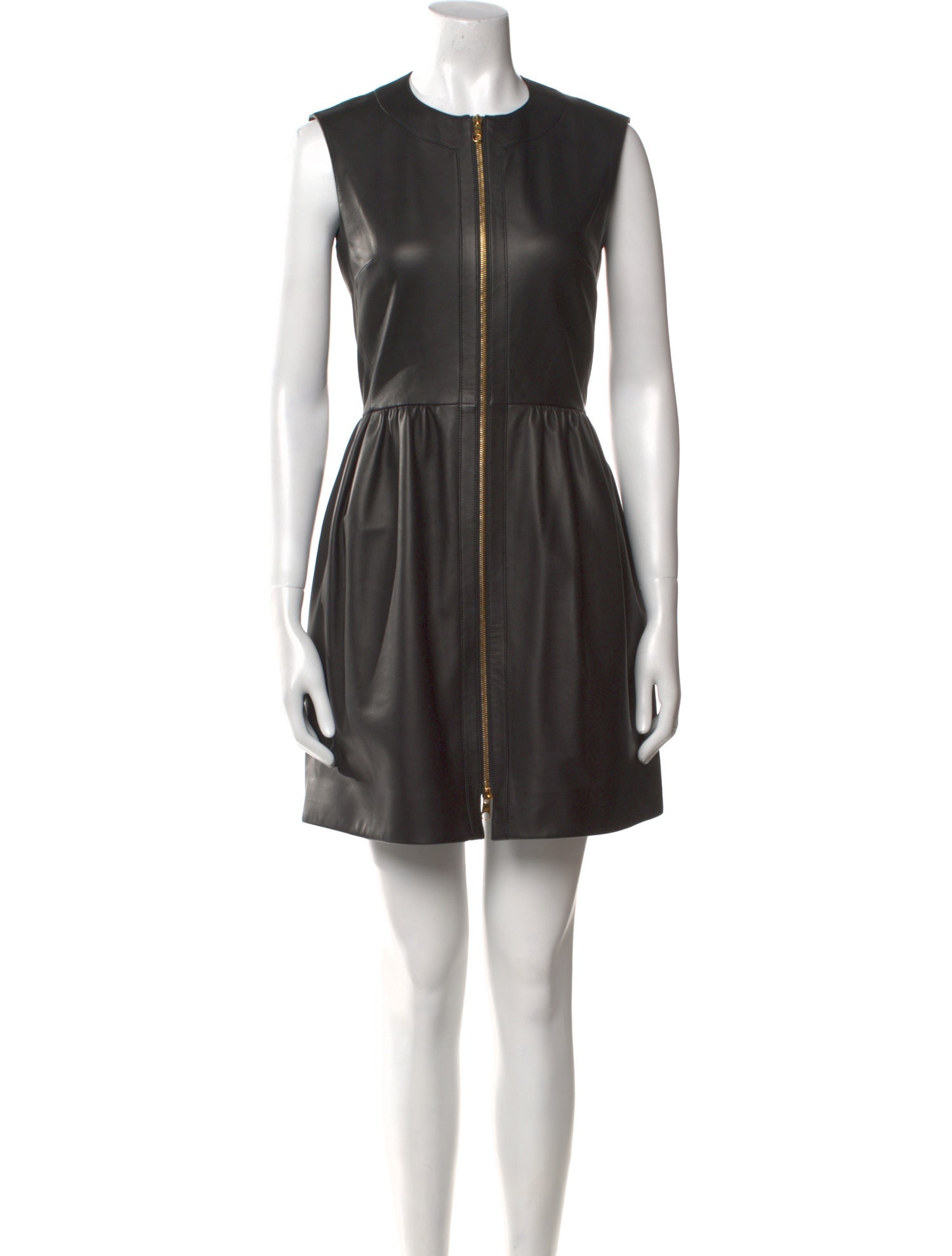 Christian Dior Lamb Leather Mini Dress