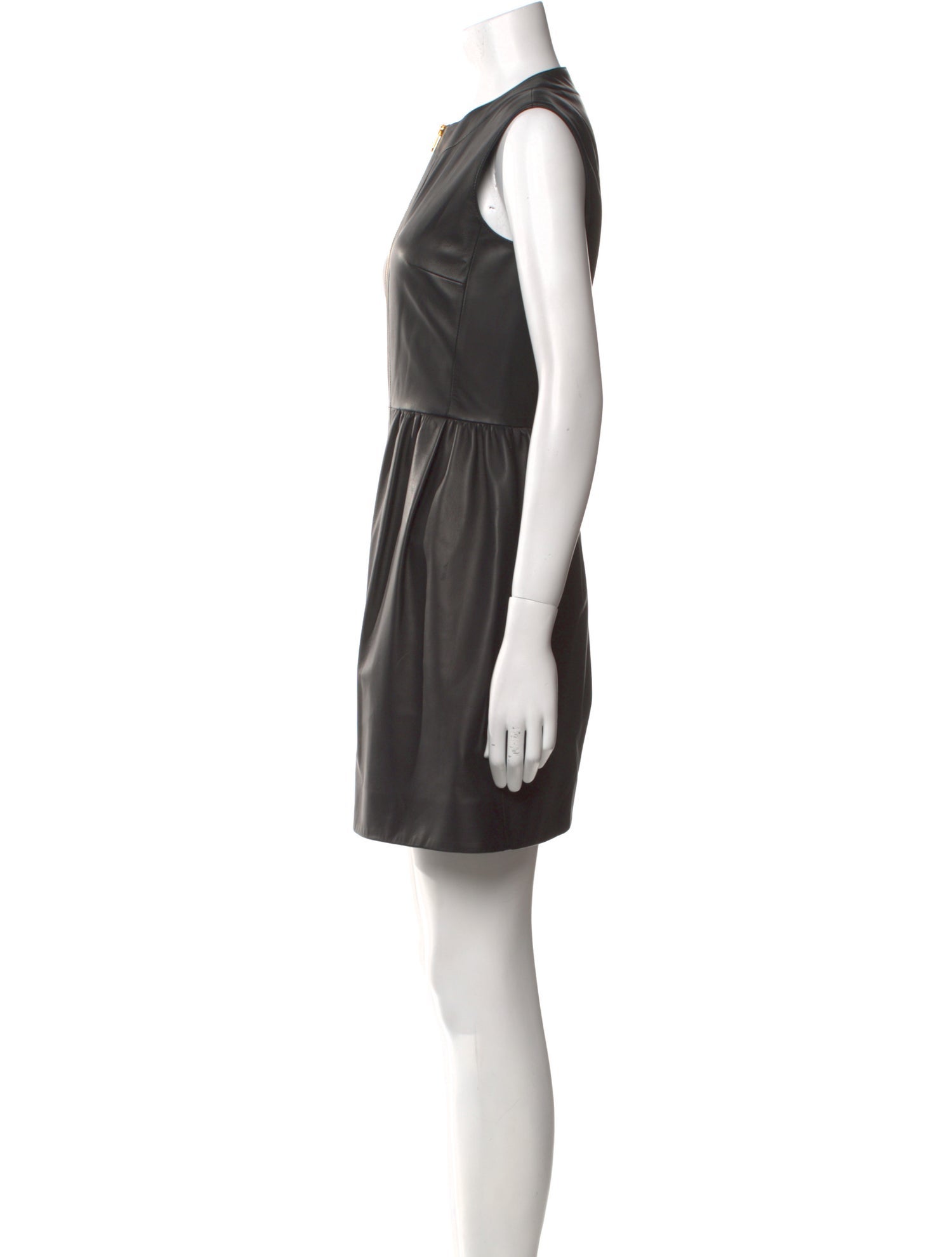 Christian Dior Lamb Leather Mini Dress