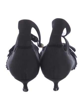 Christian Dior Bow Accents Pumps