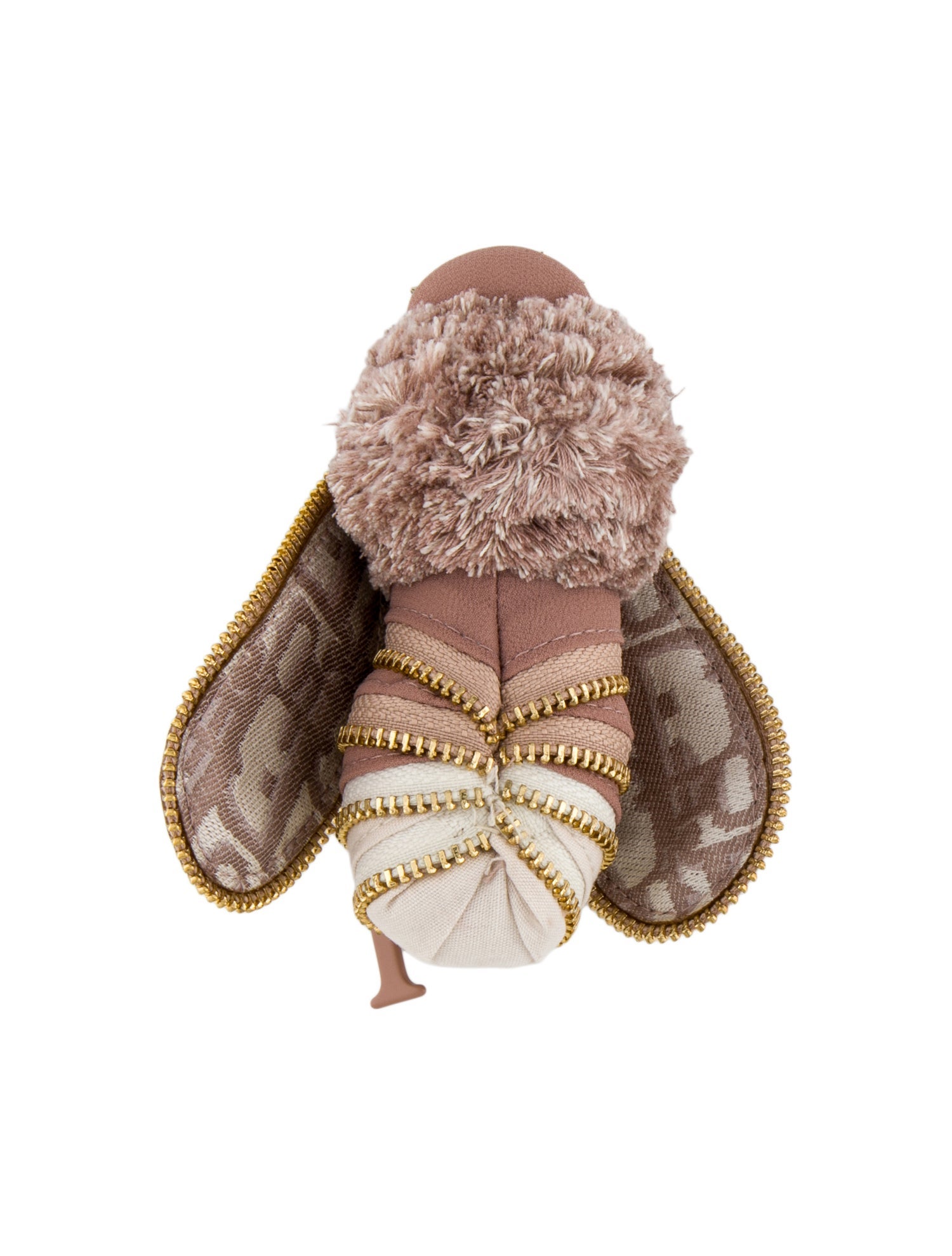 Christian Dior pink and neutral keychain