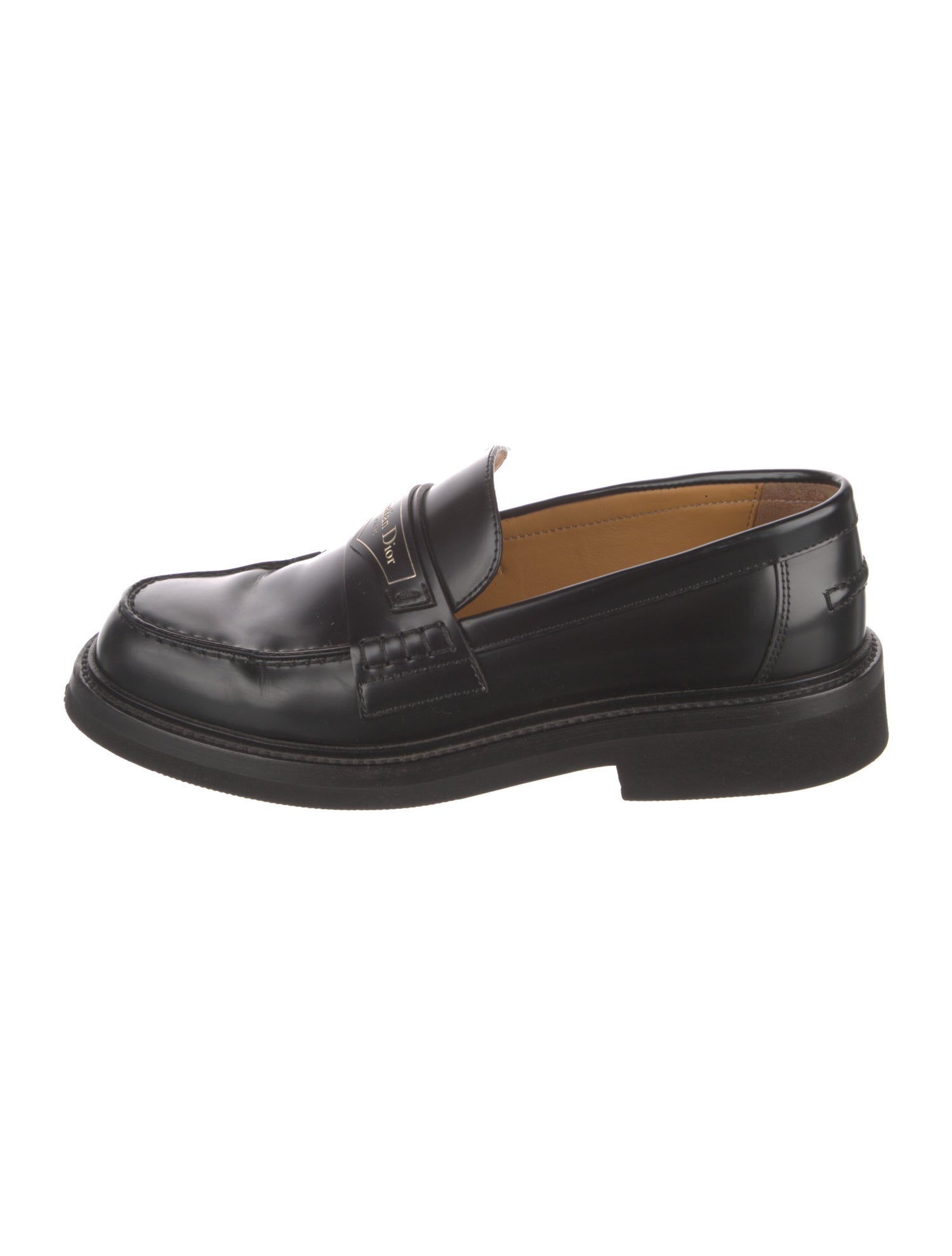 Christian Dior Leather Loafers