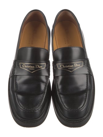Christian Dior Leather Loafers