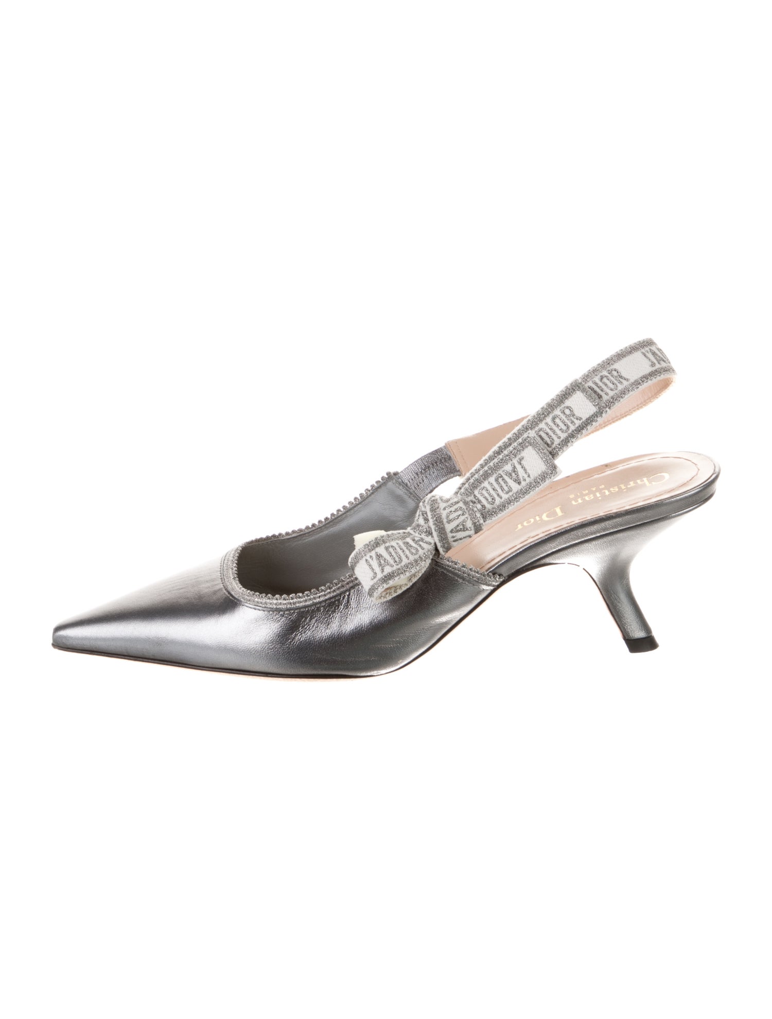 Christian Dior J'ADIOR Leather Slingback Pumps