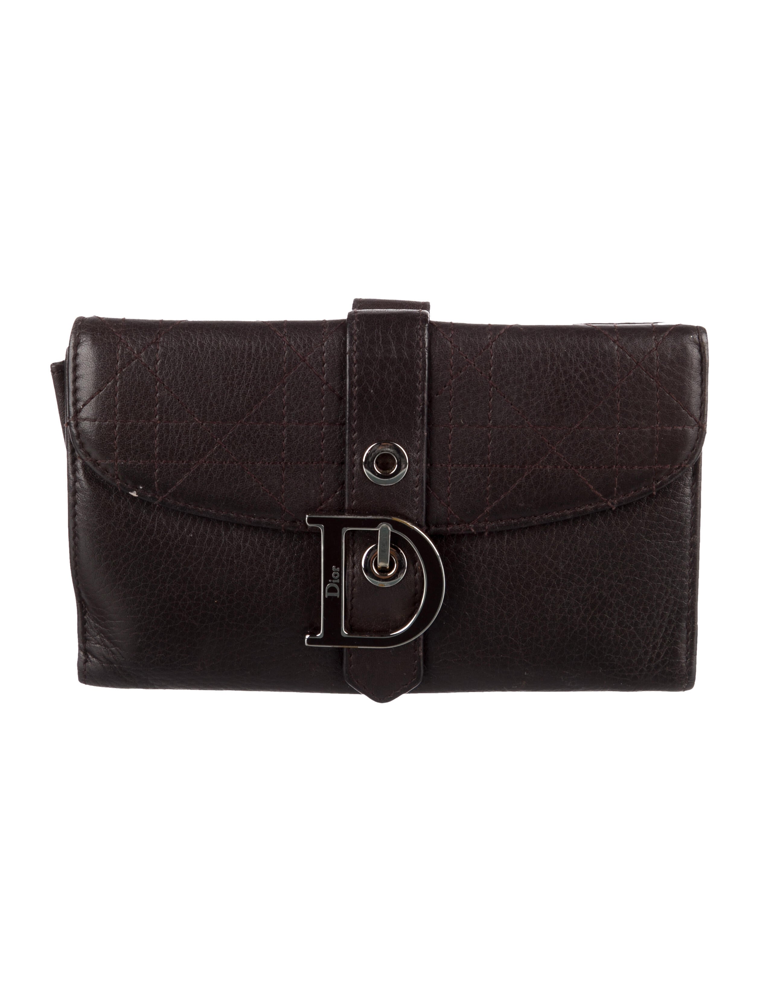 Christian Dior Vintage Cannage Pattern French Purse