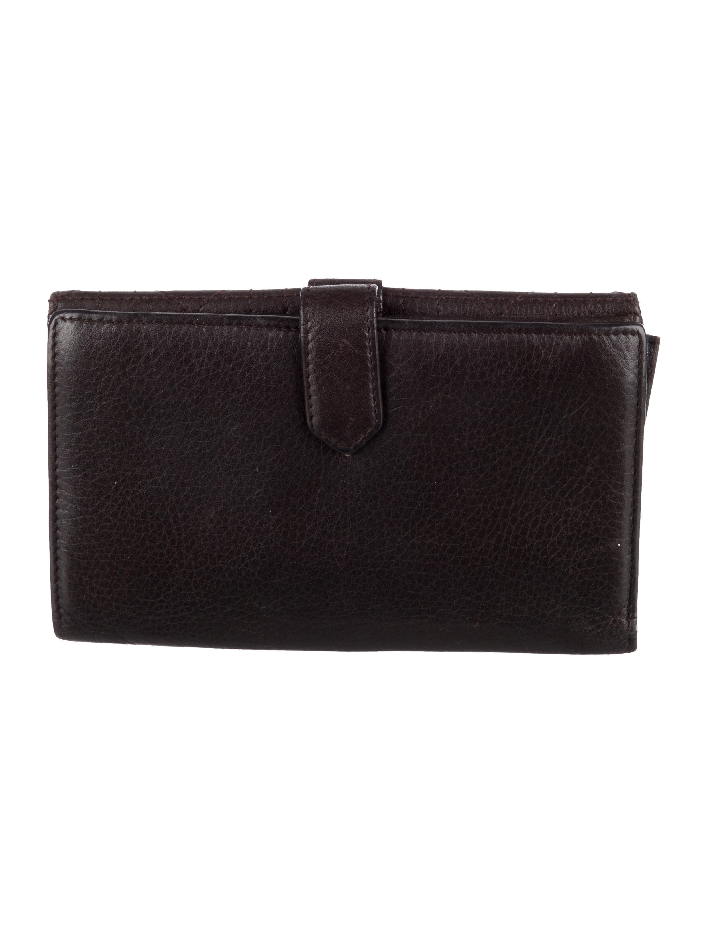 Christian Dior Vintage Cannage Pattern French Purse