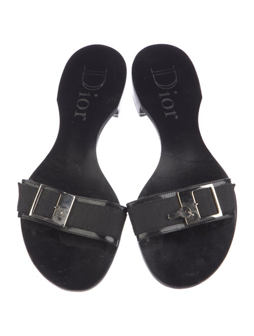 Christian Dior Diorissimo Pattern Slides