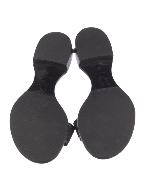 Christian Dior Diorissimo Pattern Slides