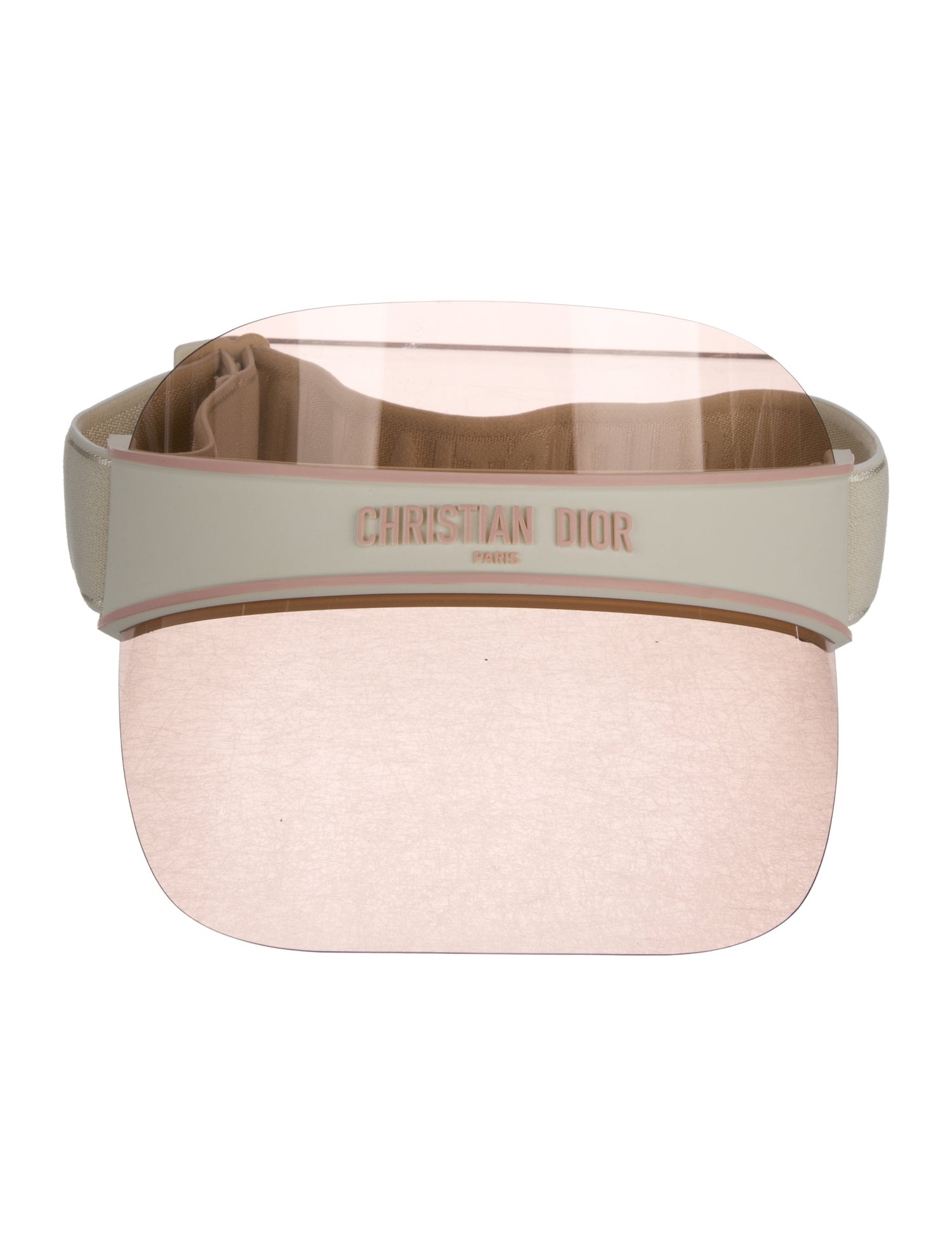 Christian Dior Pink Logo Visor