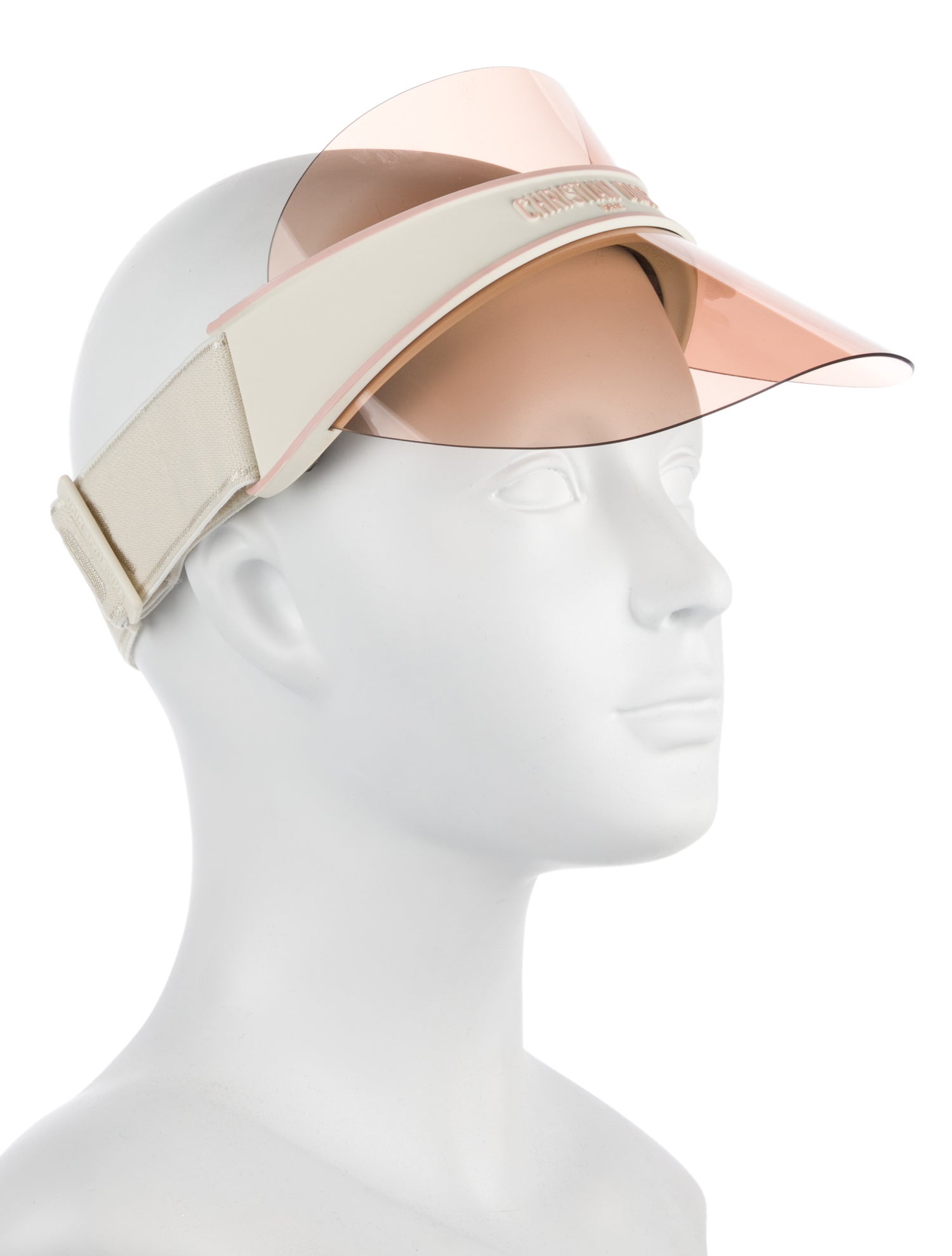 Christian Dior Pink Logo Visor