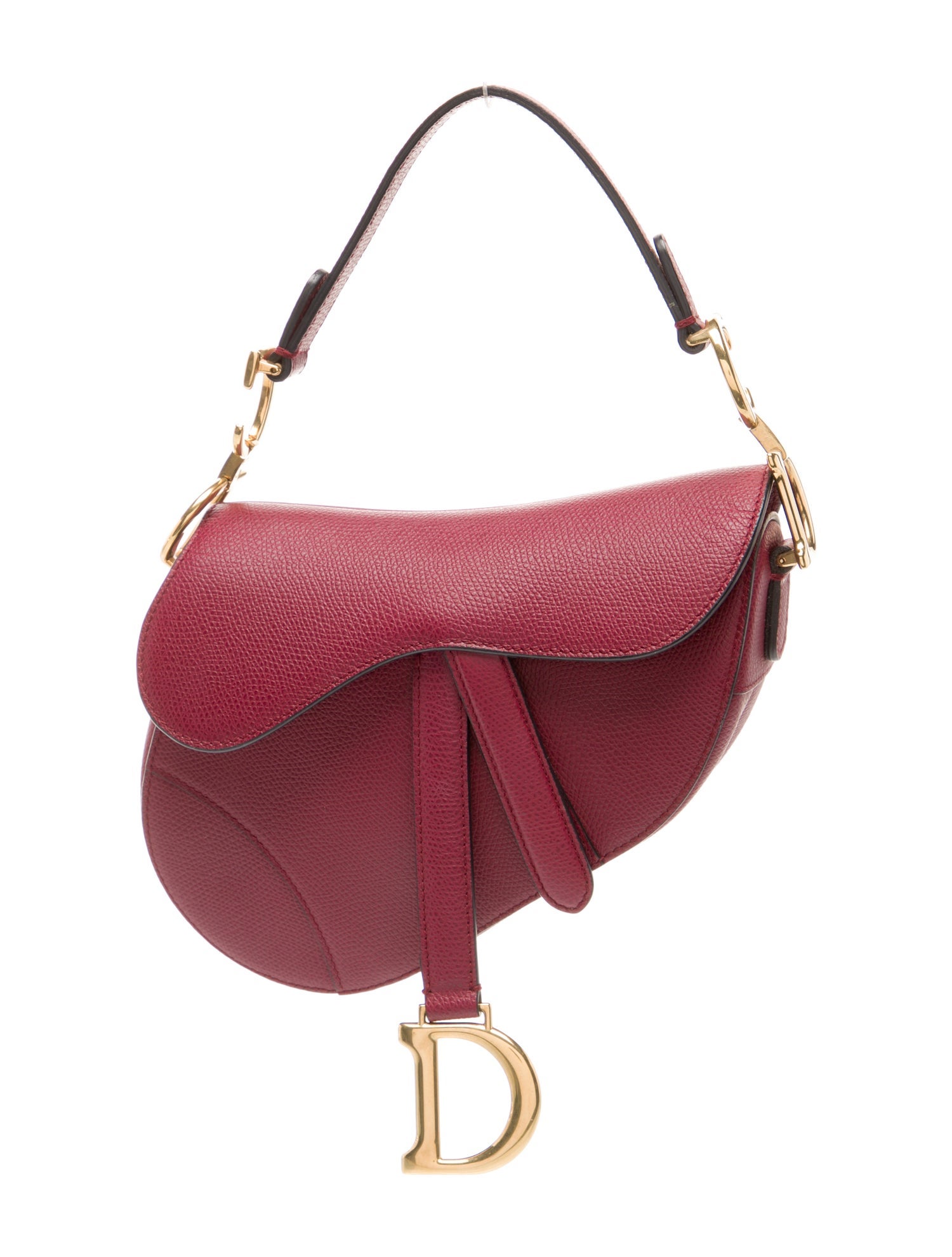 Christian Dior Calfskin Saddle Mini
