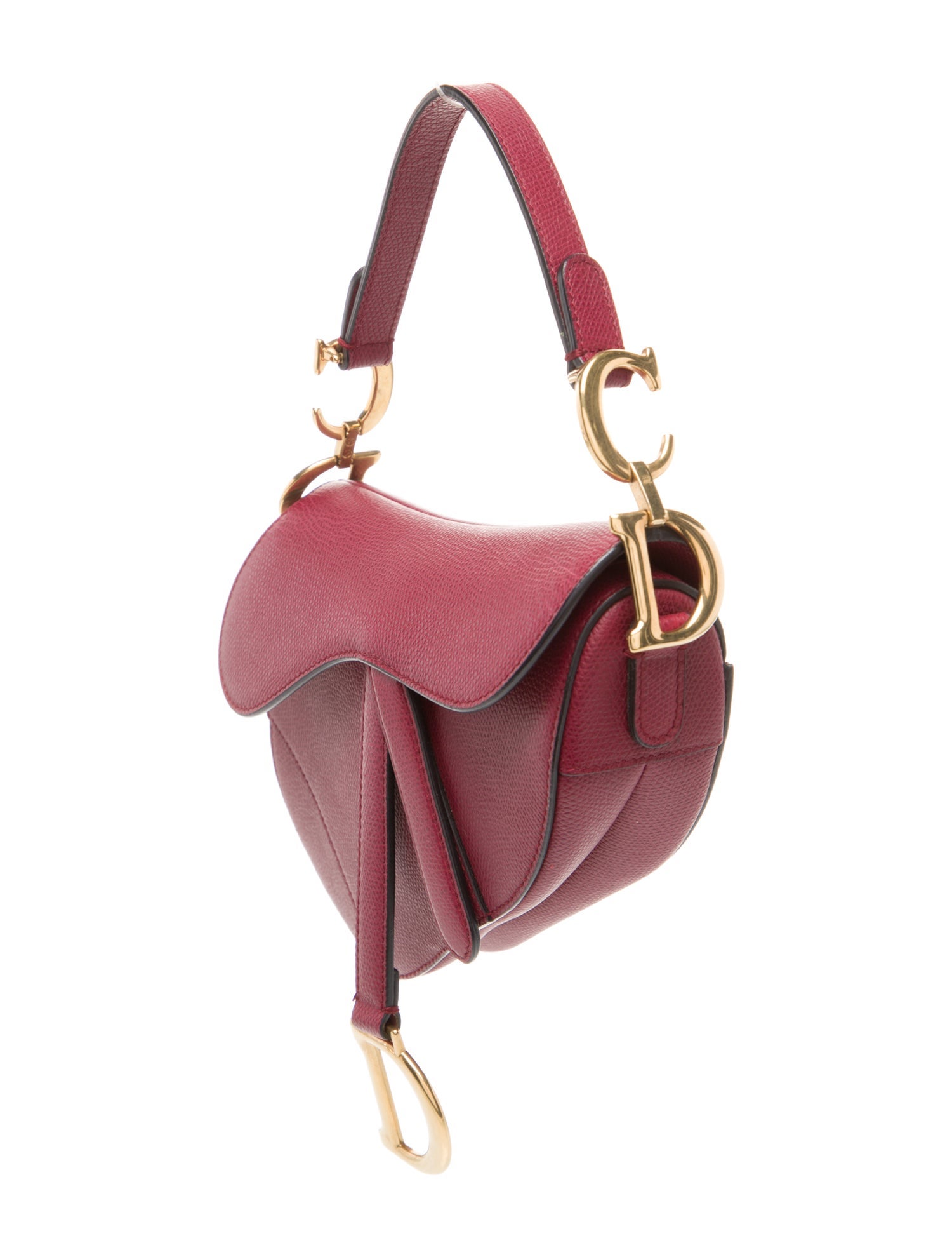 Christian Dior Calfskin Saddle Mini