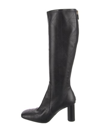 Christian Dior Cannage Pattern Leather Boots