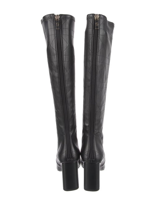 Christian Dior Cannage Pattern Leather Boots