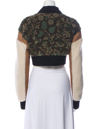 Christian Dior Lamb Leather Printed Bolero